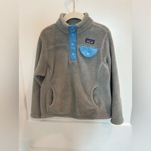Girls Patagonia fleece pullover